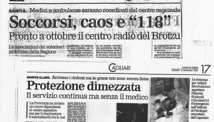 Anni ’90 Articolo critica di Unione Sarda